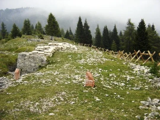 Monte Zebio - cavalli di frisia