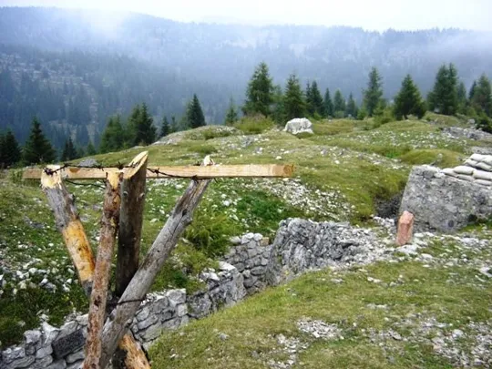 Monte Zebio - esterni di trincea