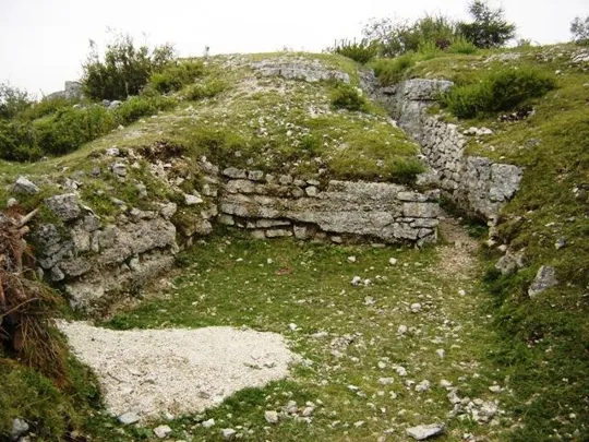 Monte Zebio - esterni di trincea
