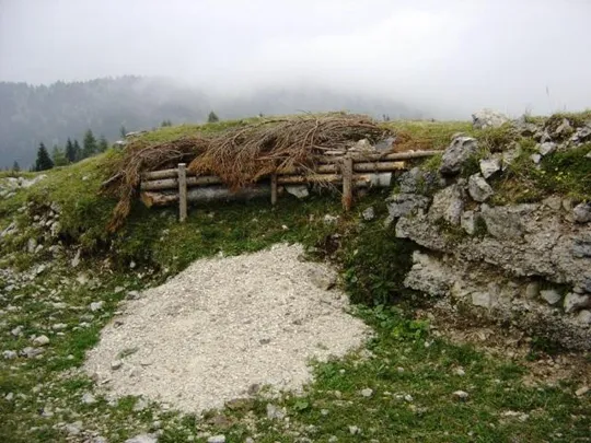 Monte Zebio - esterni di trincea
