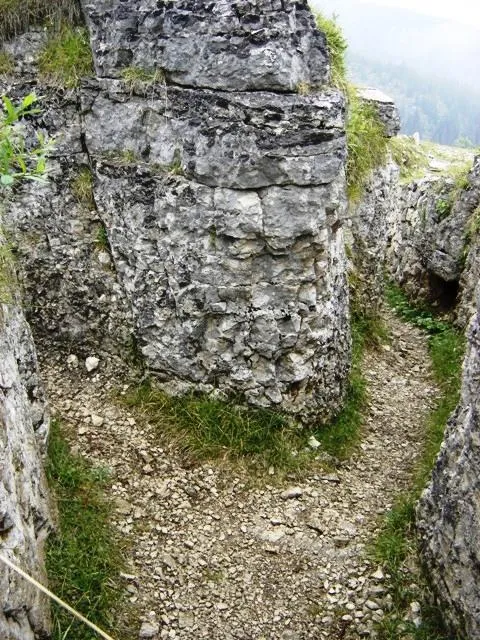 Monte Zebio - in trincea