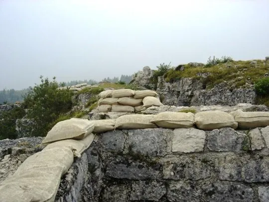 Monte Zebio - esterni di trincea