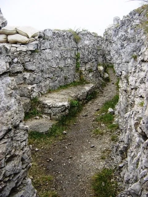Monte Zebio - in trincea