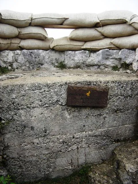 Monte Zebio - in trincea