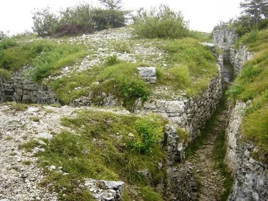 Monte Zebio - esterni di trincea