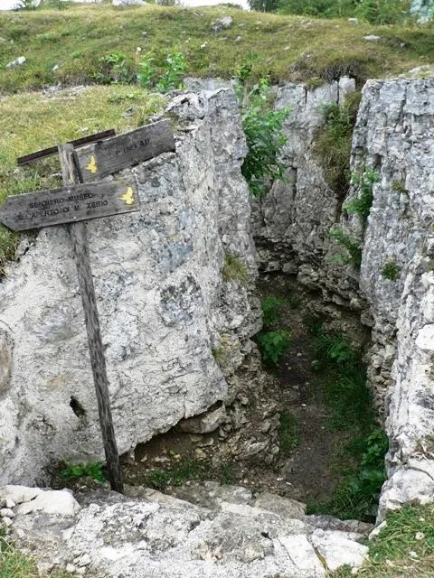 Monte Zebio - in trincea