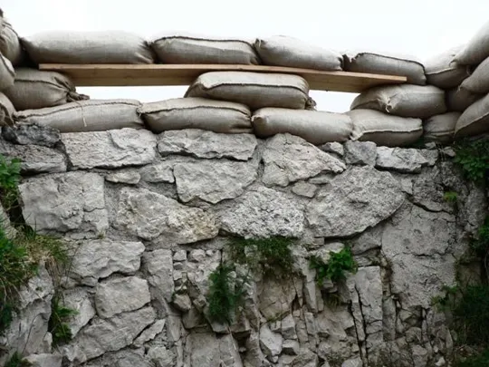 Monte Zebio - in trincea