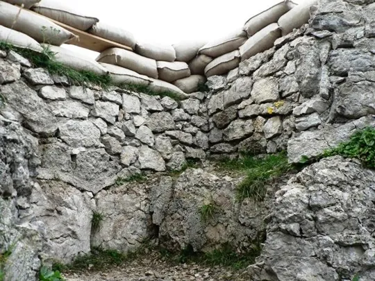 Monte Zebio - in trincea