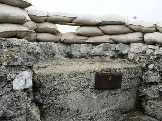 Monte Zebio - in trincea