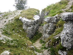 Monte Zebio - esterni di trincea