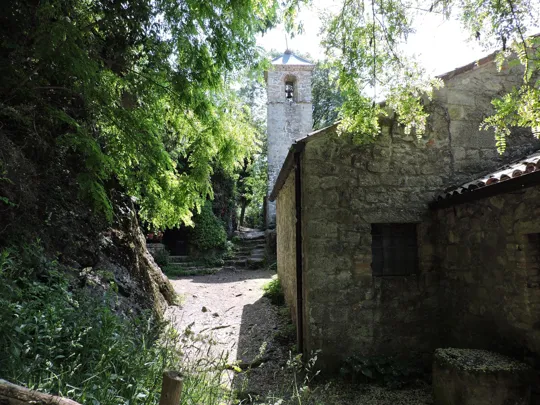 Passaggio verso la grotta