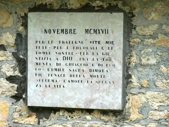 Monte Ortigara - chiesetta e ossario