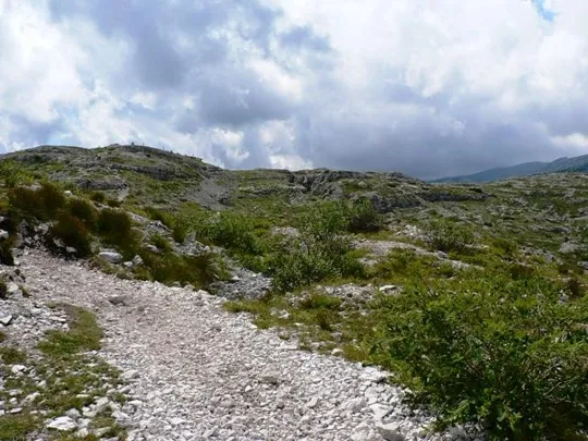 Monte Ortigara - Attorno al cippo Austriaco