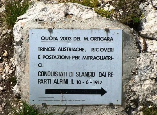 Monte Ortigara - Postazioni di quota 2003