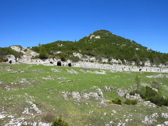 Area logistica di cima Caldiera
