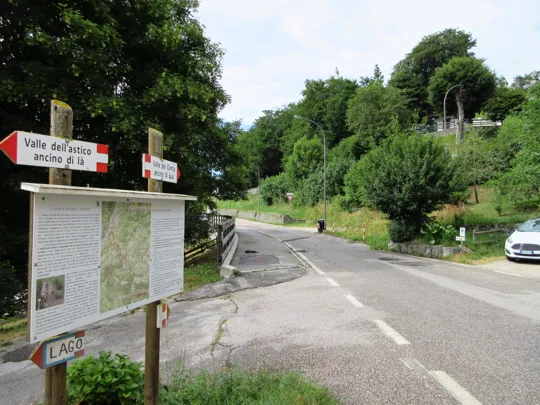 Dettaglio della strada