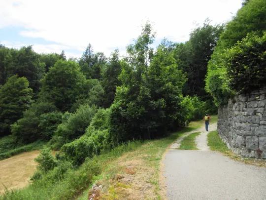 Termine della strada asfaltata