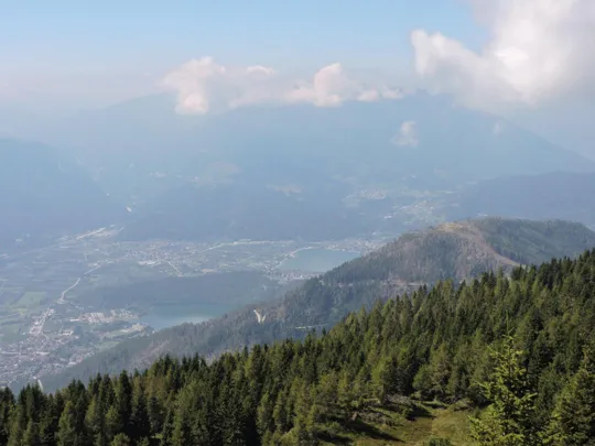 Panarotta - Fravort - vista su Levico e Caldonazzo
