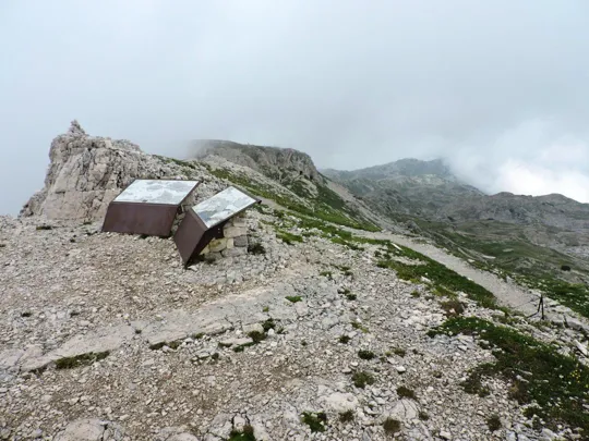 Pasubio - Cima Palon, vista verso il Dente Italiano
