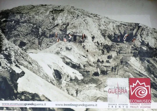 Pasubio - Dente Italiano, foto storica