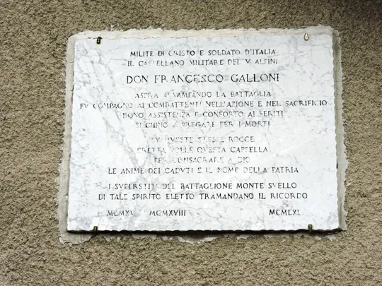 Pasubio - Chiesetta di Santa Maria