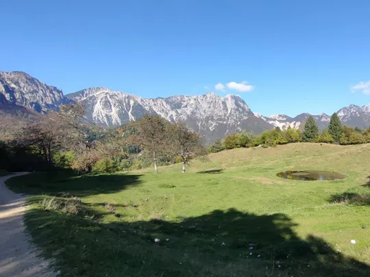 Panorama oltre malga Morando