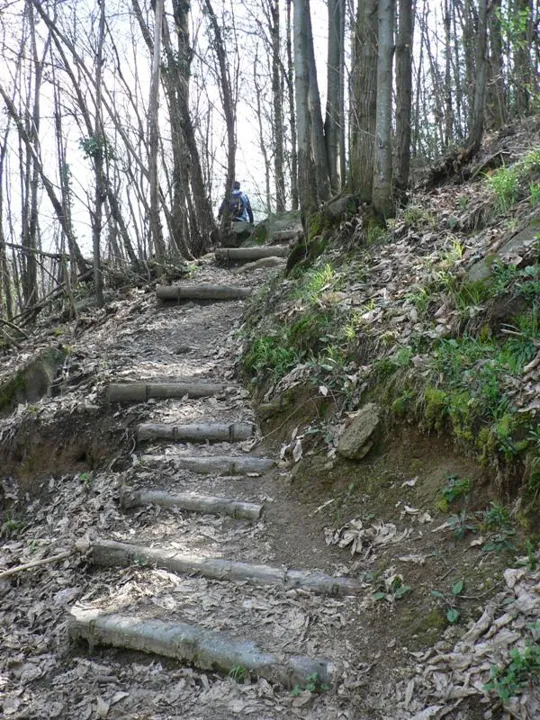 Rocca Pendice - Sentiero