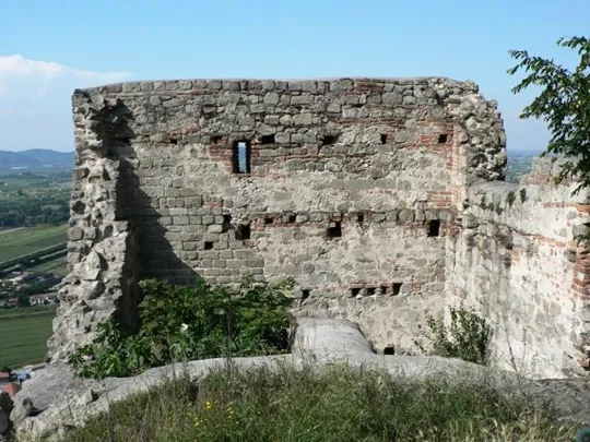 Rocca di Monselice - Mastio Federiciano - Le mura