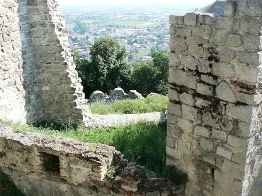 Rocca di Monselice - Mastio Federiciano - Le mura