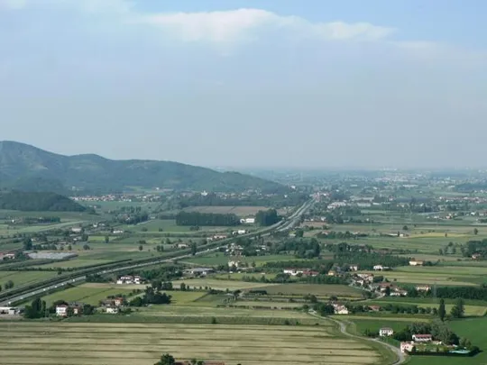 Rocca Monselice - Veduta verso Padova