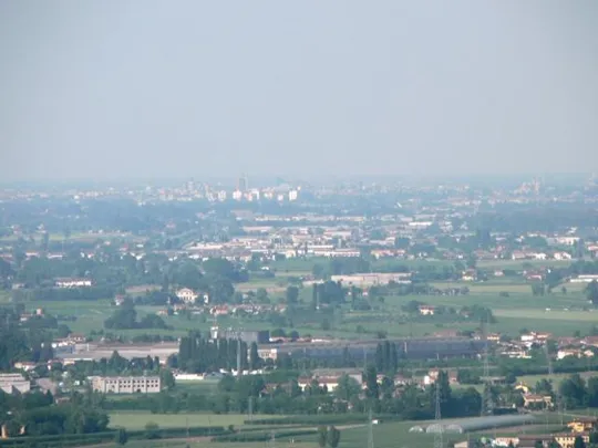 Rocca Monselice - Veduta di Padova