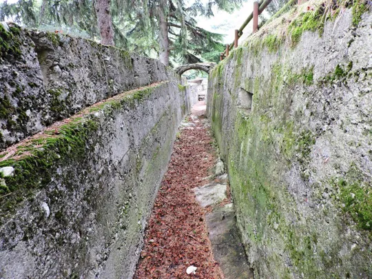 Sacrario di Rovereto - trincea