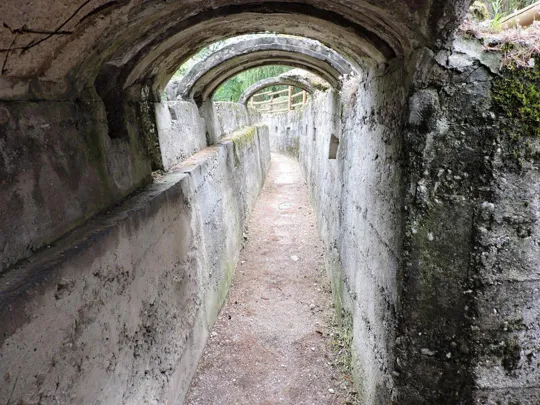 Sacrario di Rovereto - trincea