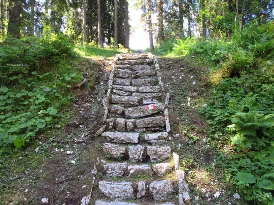 Dettaglio della scala