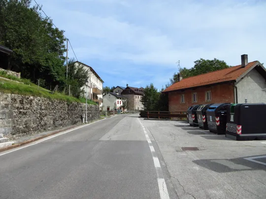 Inizio del percorso verso Roana