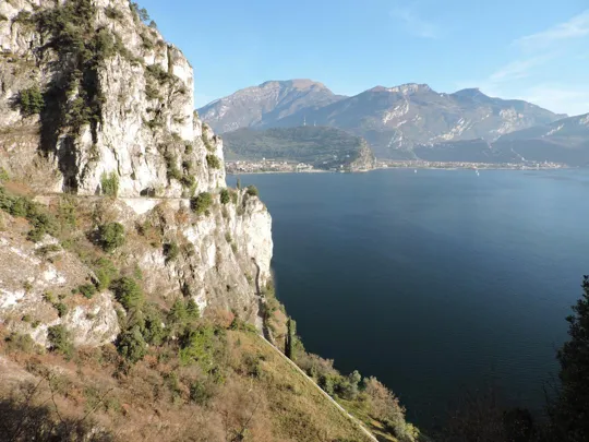 Sentiero del Ponale - veduta verso Riva del Garda