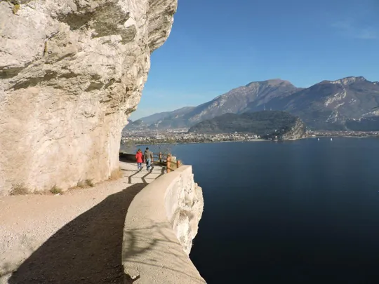 Sentiero del Ponale - veduta verso Riva del Garda