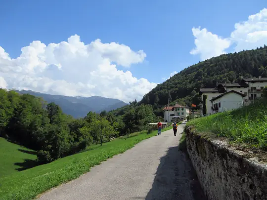 Dettaglio della strada di Valdifabbro