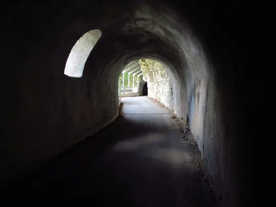 Prima galleria sulla strada per Valgoda