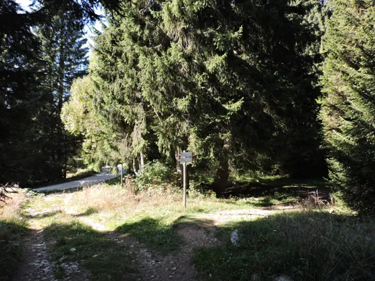 Deviazione a destra prima della strada