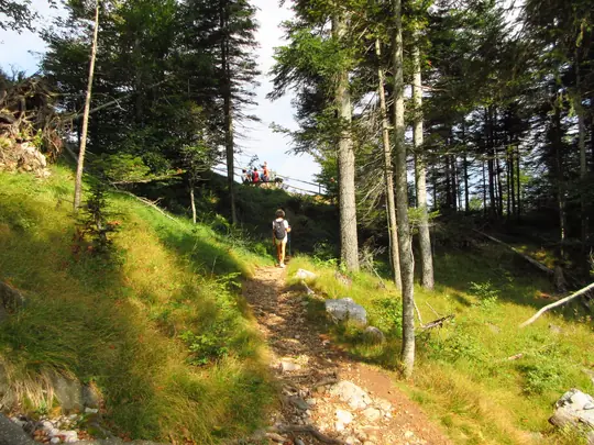 Ultimo tratto verso il punto panoramico di Cangaròt