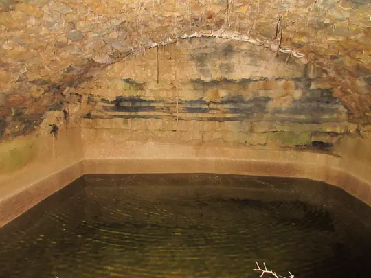 Interno della vasca del Vascon dei Stengoloti