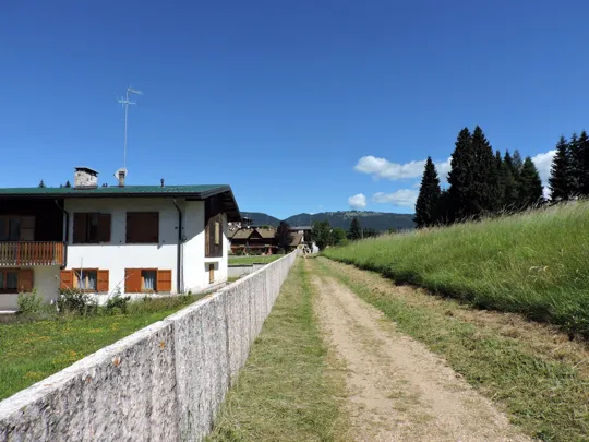 Dettaglio del percorso nei pressi di Treschè Conca