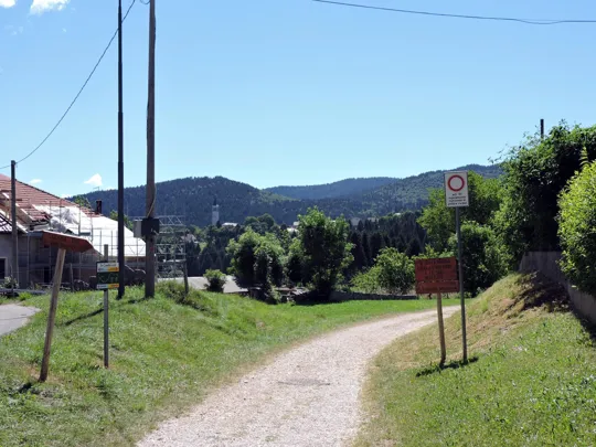 Dettaglio del percorso verso Cesuna