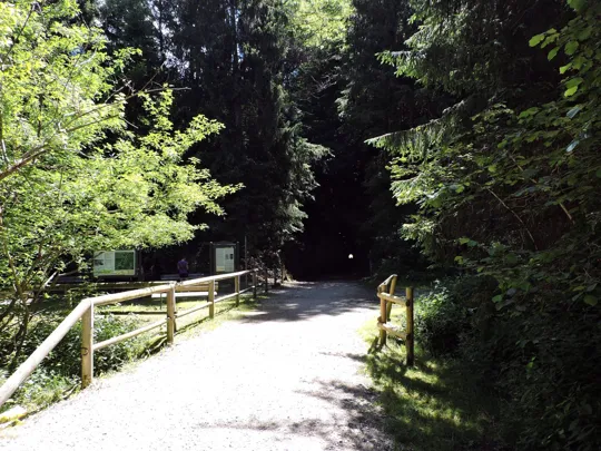 Ingresso della galleria di Cesuna