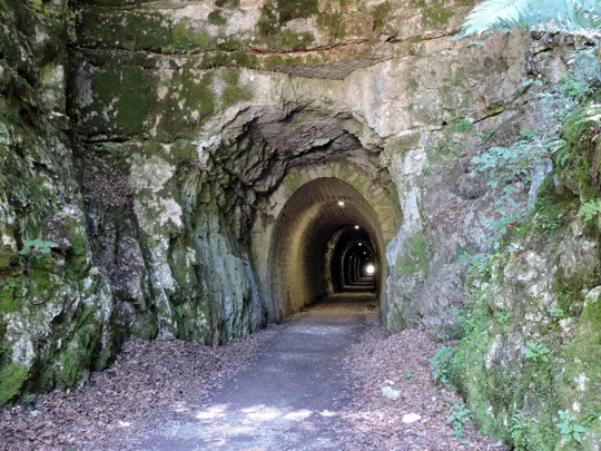 Ingresso della galleria di Cesuna