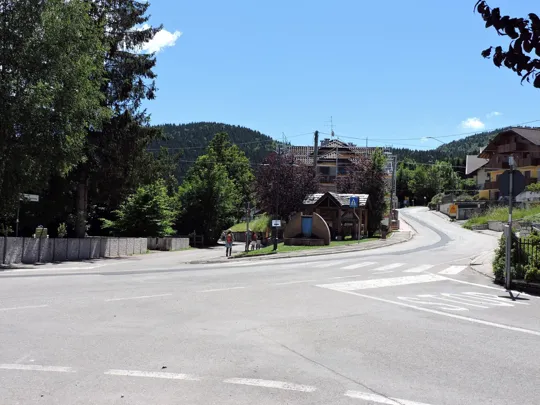 Percorso dopo il parcheggio di Cesuna