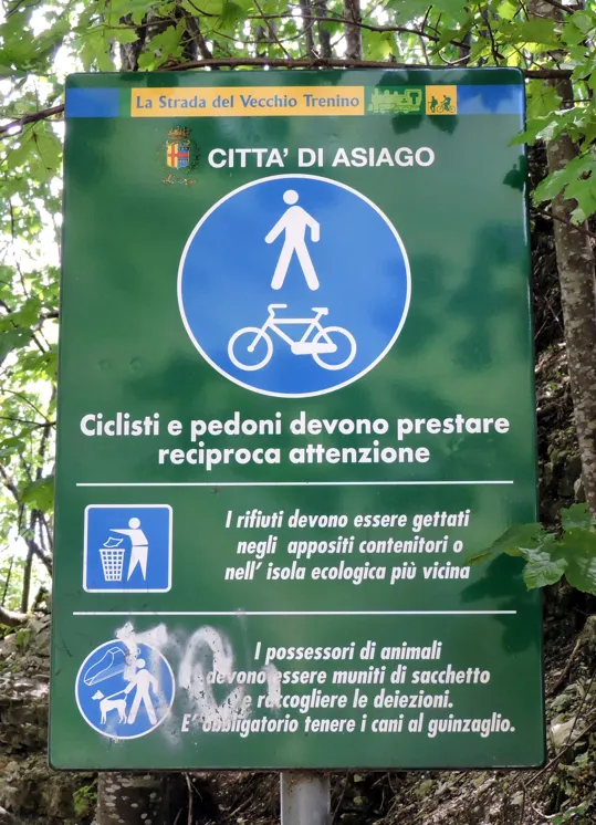 Ciclisti e pedoni devono prestare reciproca attenzione