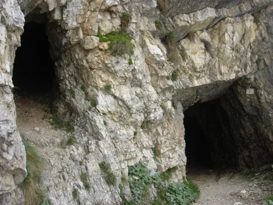 8ª galleria GENERALE CANTORE (galleria cannoniera), mt.23