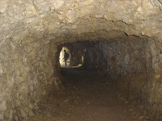 8ª galleria GENERALE CANTORE (galleria cannoniera), mt.23